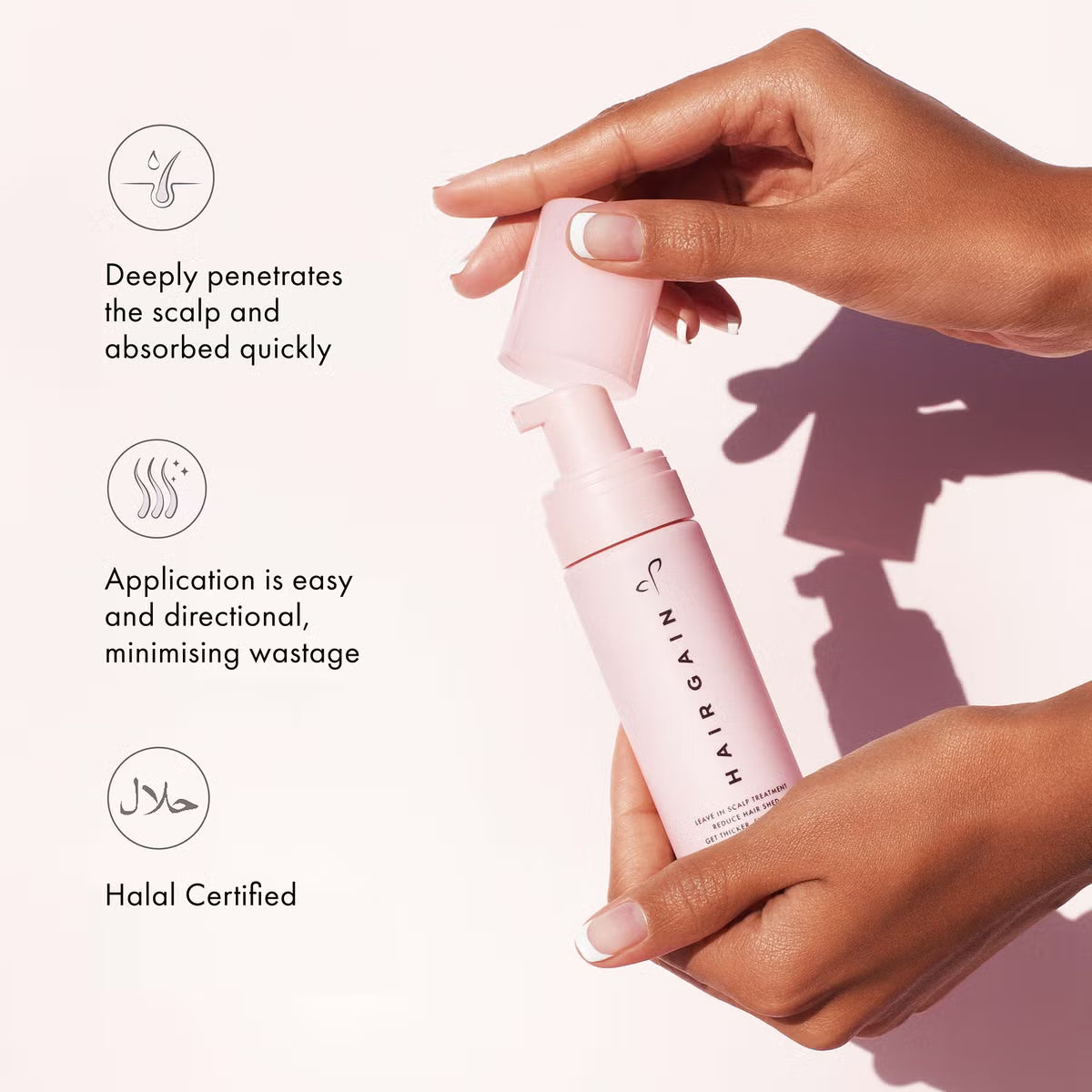 Hair Gain Scalp Foam 50ml benefits