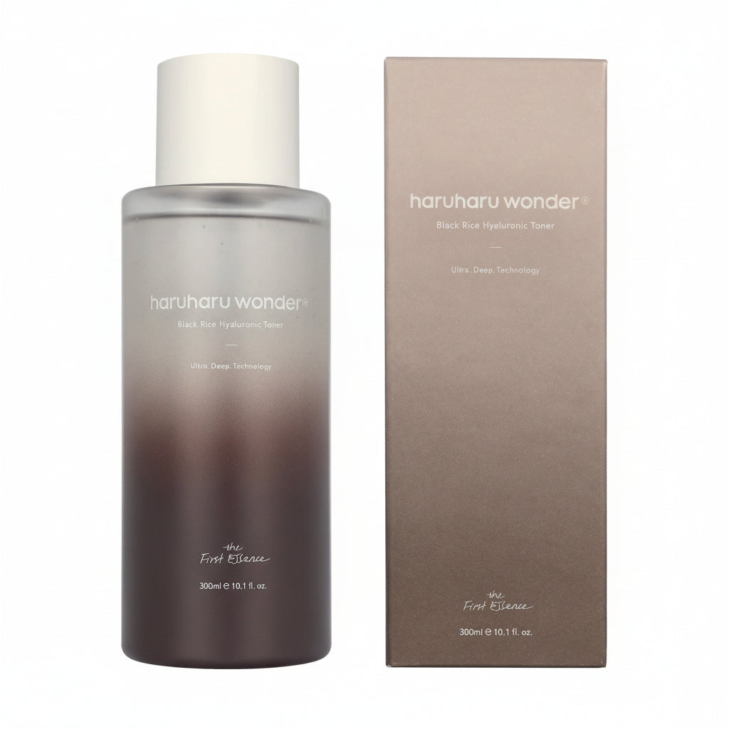 Haruharu Black Rice Hyaluronic Toner Product & Package HWS Beauty