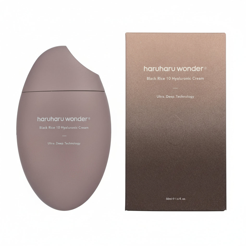 Haruharu Wonder Black Rice Hyaluronic Cream 50ml Product & Packaging HWS Beauty