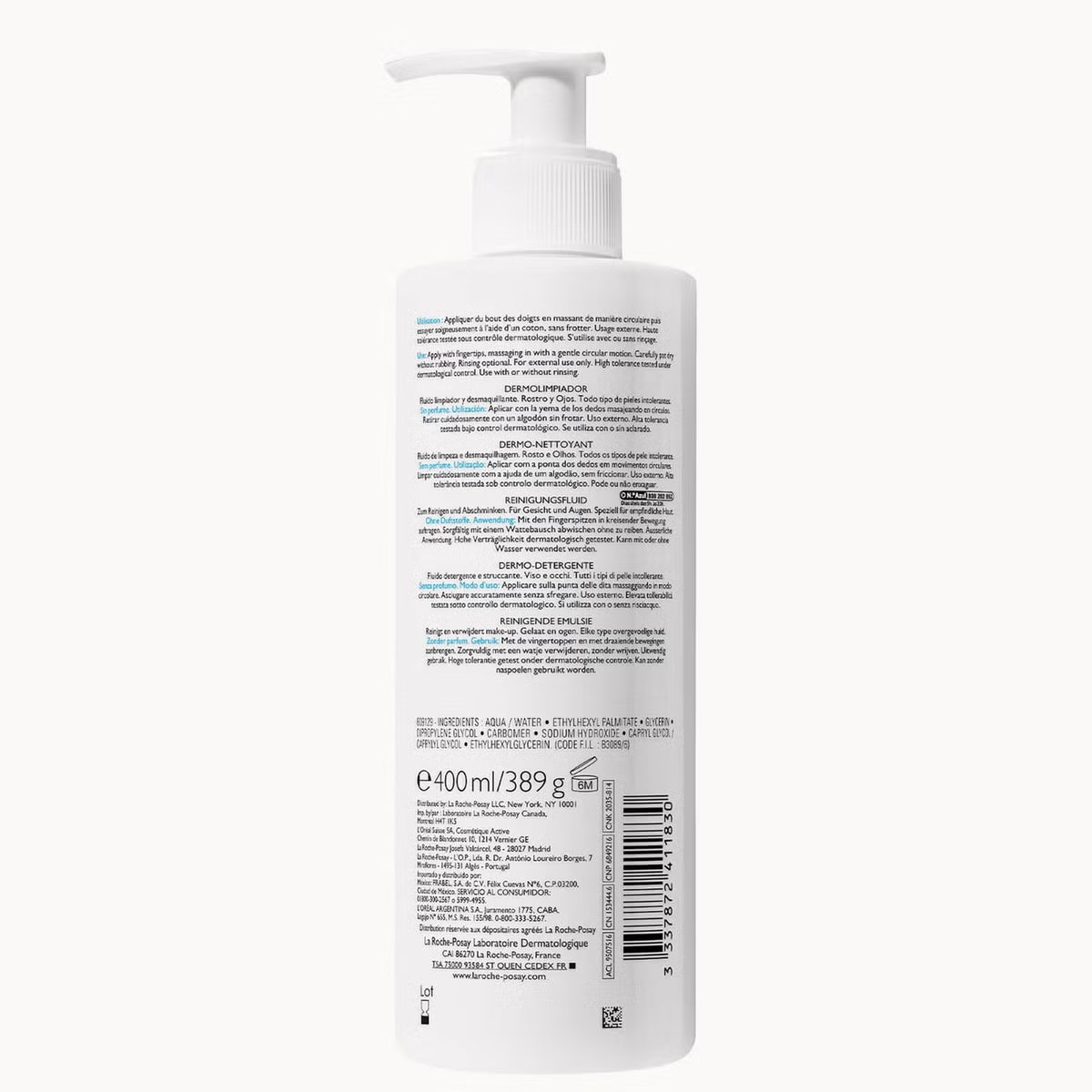 La Roche-Posay Toleriane Dermo Cleanser 400ml