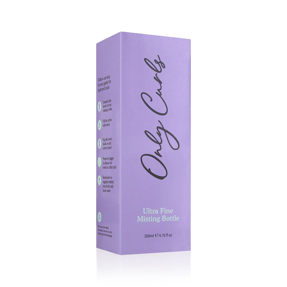 Only Curls Ultra Fine Misting Bottle Lilac 200ml