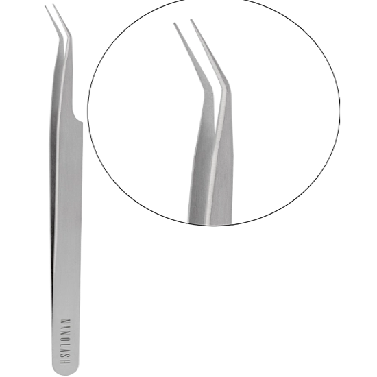 Nanolash Eyelash Tweezer Curved