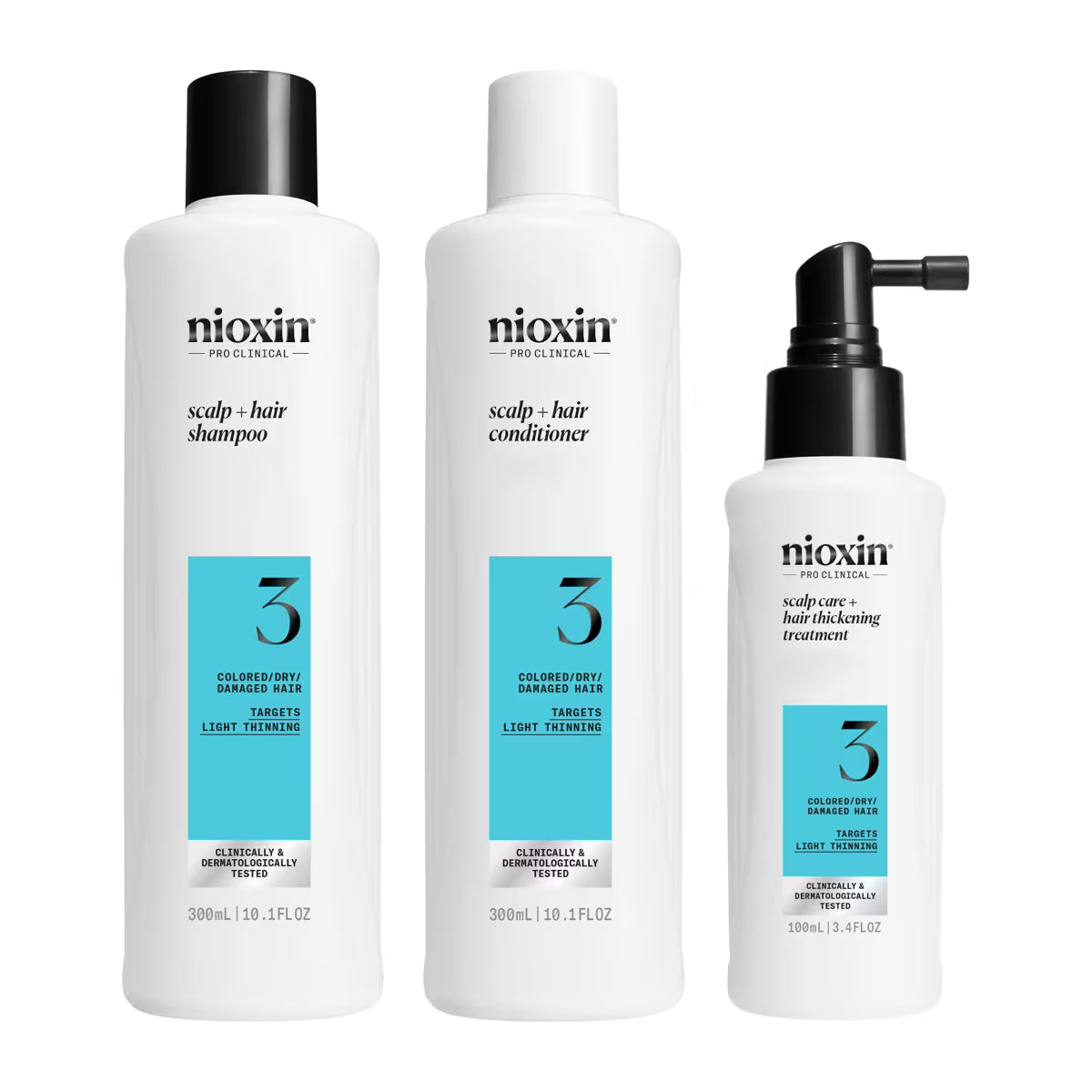 Nioxin-Part System 3 Kit for Coloured Hair with Light Thinning