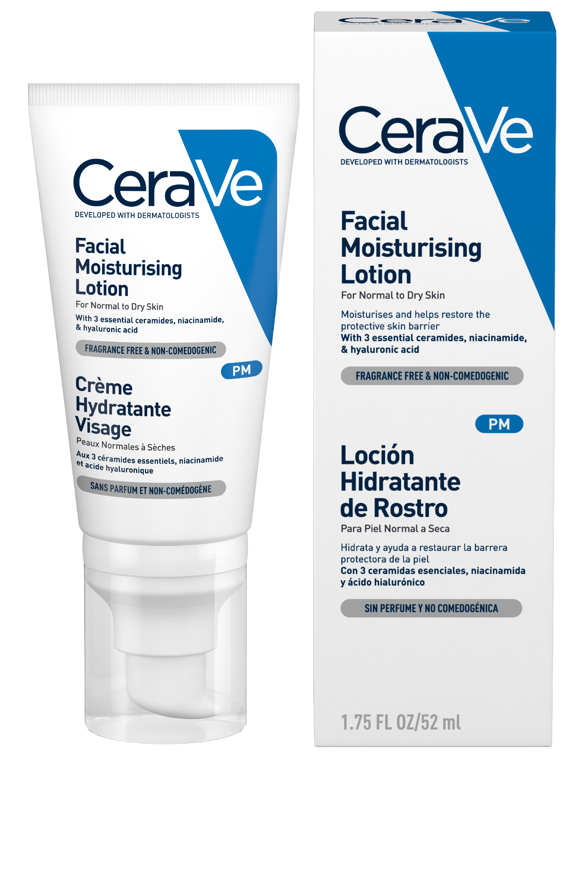 CeraVe PM Facial Moisturising Lotion 52ml