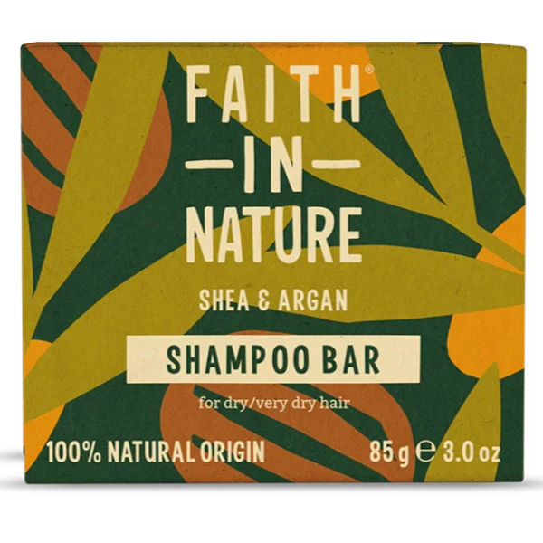 Faith in Nature Shea & Argan Shampoo Bar 85g