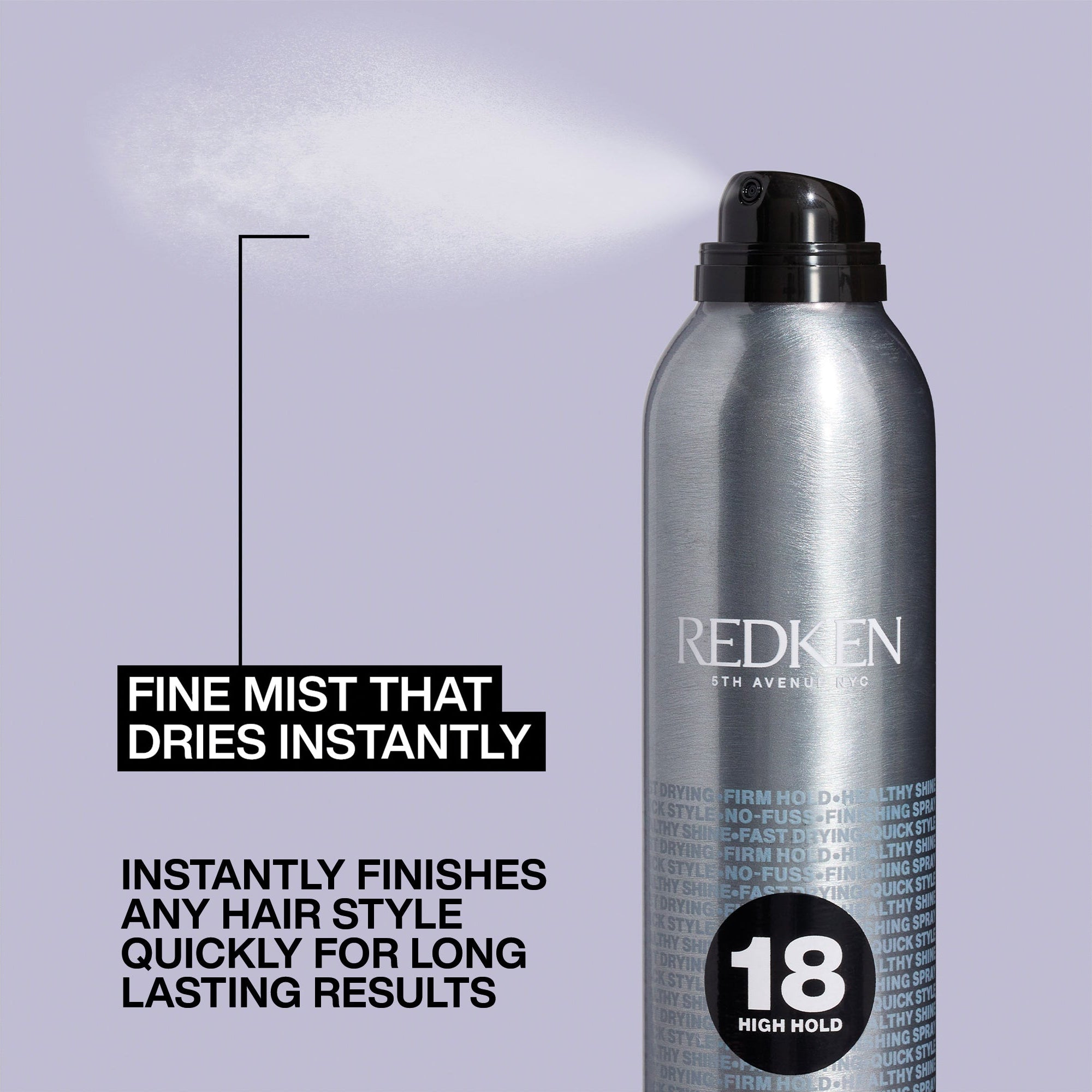 Redken Quick Dry Hairspray 18 High Hold 400ml