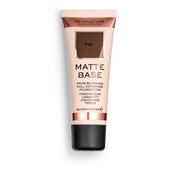 Revolution Matte Base Foundation F15 28ml