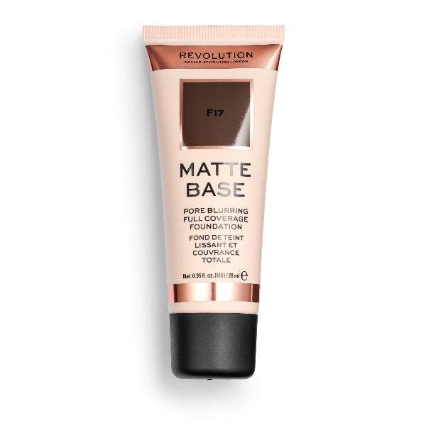 Revolution Matte Base Foundation F17 28ml