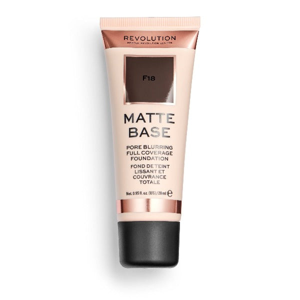 Revolution Matte Base Foundation F18 28ml