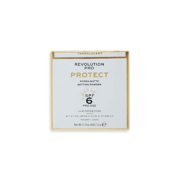 Revolution protect mattifying loose setting Powder SPF6 Translucent