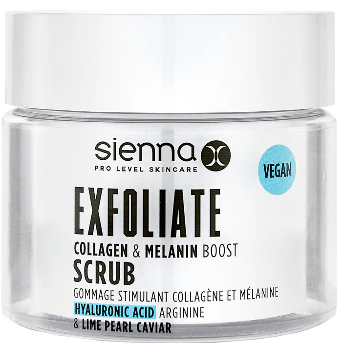 Sienna X Exfoliate Collagen & Melanin Boost Scrub 180ml