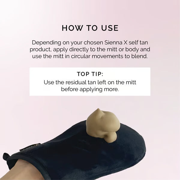 Sienna X Luxury Self Tan Mitt tip