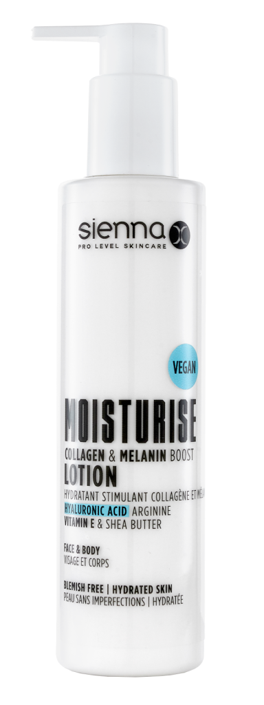 Sienna X Moisturise Collagen & Melanin Boost Lotion 200ml