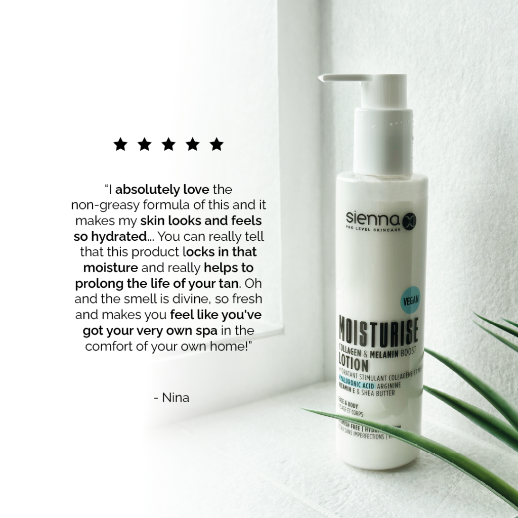 Sienna X Moisturise Collagen & Melanin Boost Lotion 200ml review