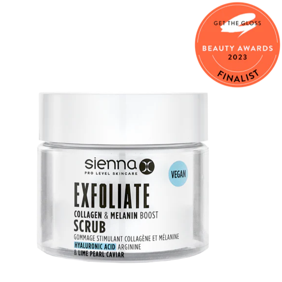 Sienna X Exfoliate Collagen & Melanin Boost Scrub 180ml