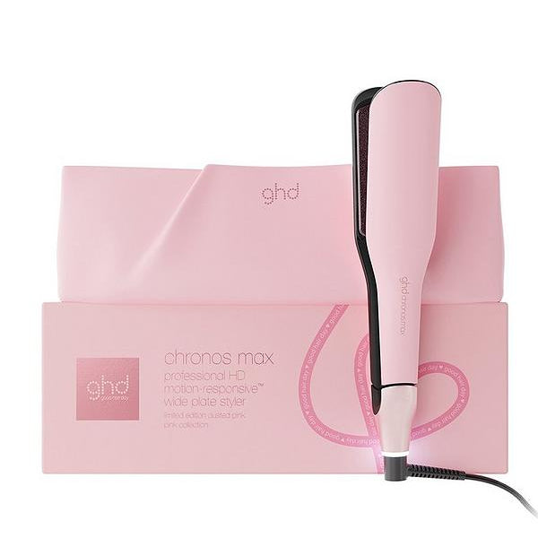 GHD Chronos Max Professional HD Wide Plate Styler in Dusted Pink