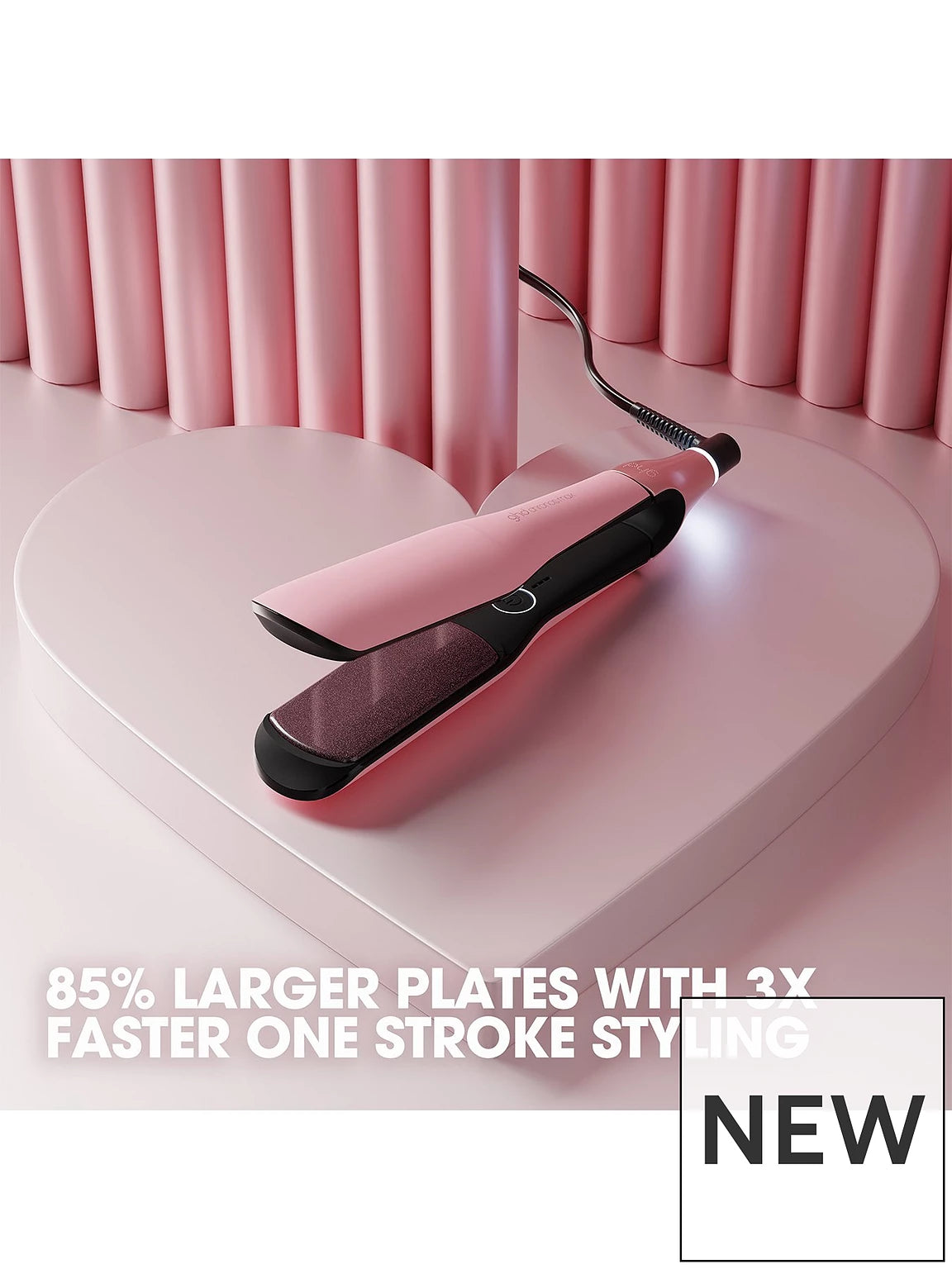 GHD Chronos Max Professional HD Wide Plate Styler in Dusted Pink