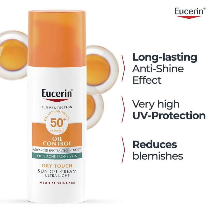 Eucerin Sun Oil Control Gel-Cream Dry Touch SPF50+ 50ml