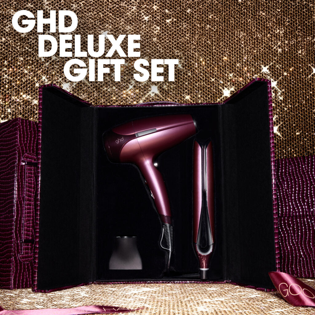ghd Deluxe Helios Hair Dryer and Chronos Hair Straightener Gift Set in Cherry Chic