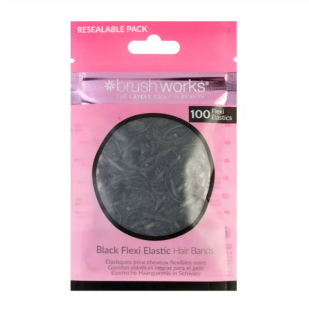 Brushworks 100 Flexi Elastic Hairbands