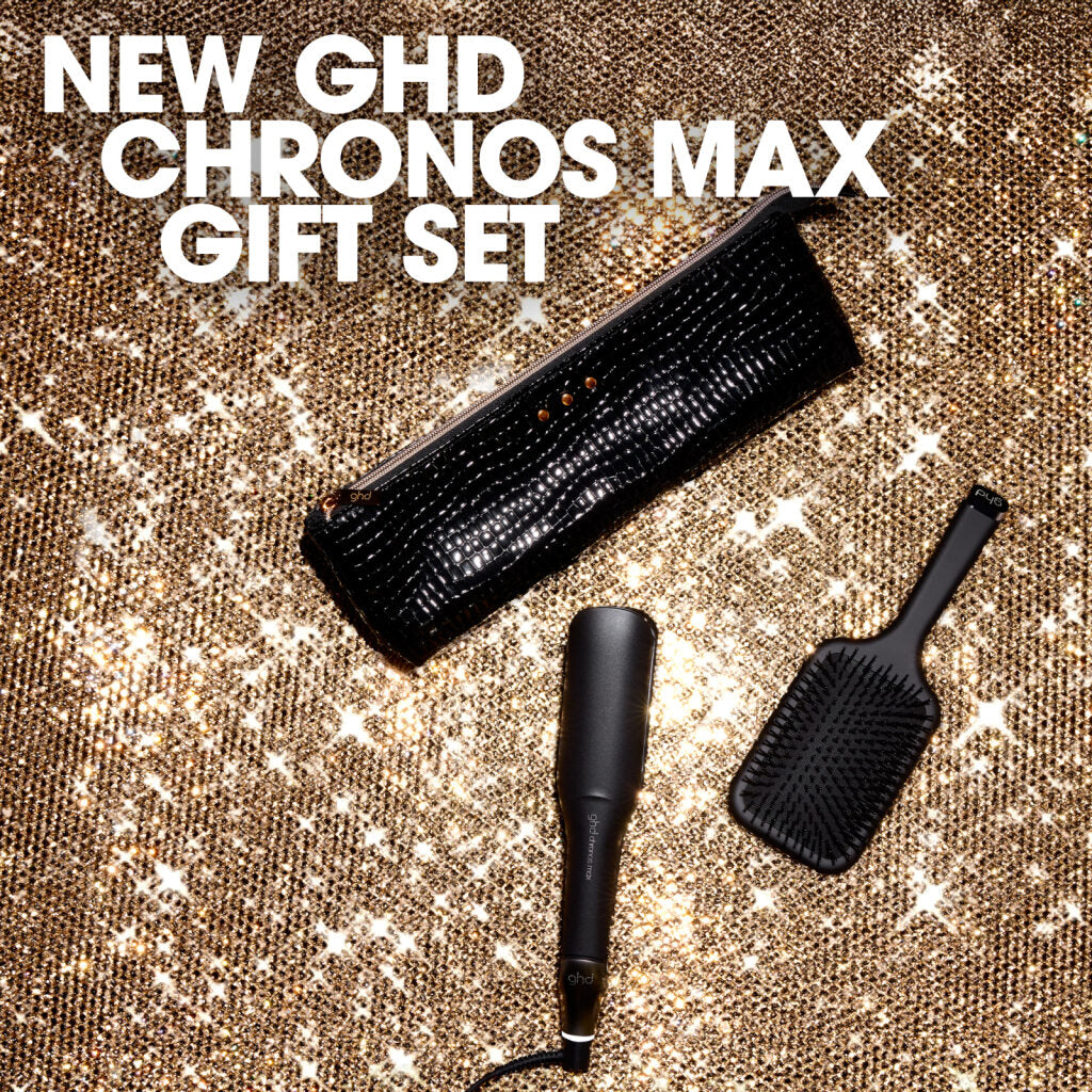 ghd Chronos Max Best Wide Plate Hair Straightener Festive Gift Set