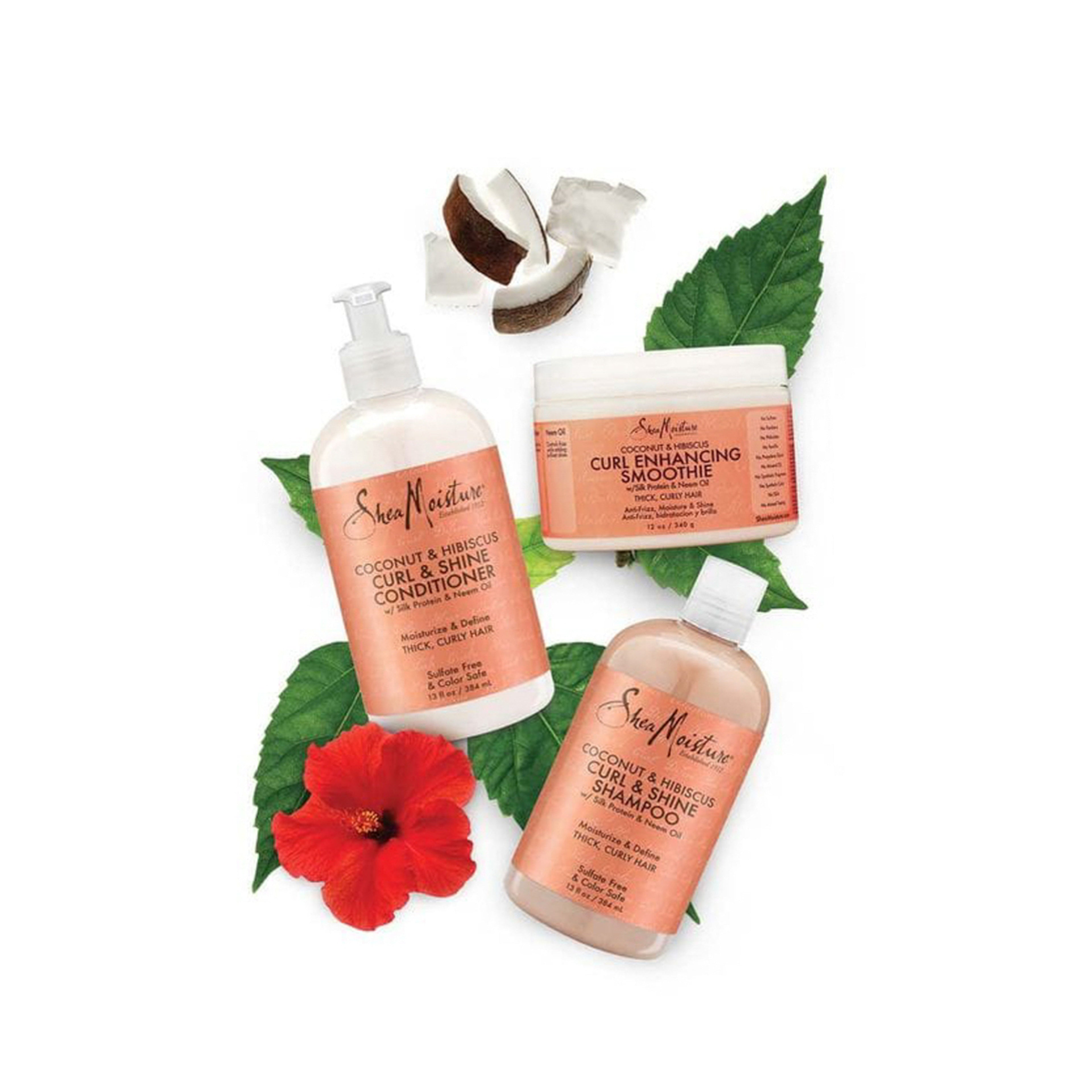 Shea Moisture Coconut & Hisbiscus Curl & Shine Shampoo 348ml