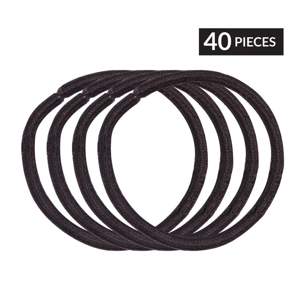 Brushworks Classic Hairbands 40 pack