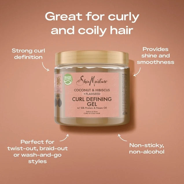 Shea Moisture Coconut & Hisbiscus Curl Defining Gel 431ml