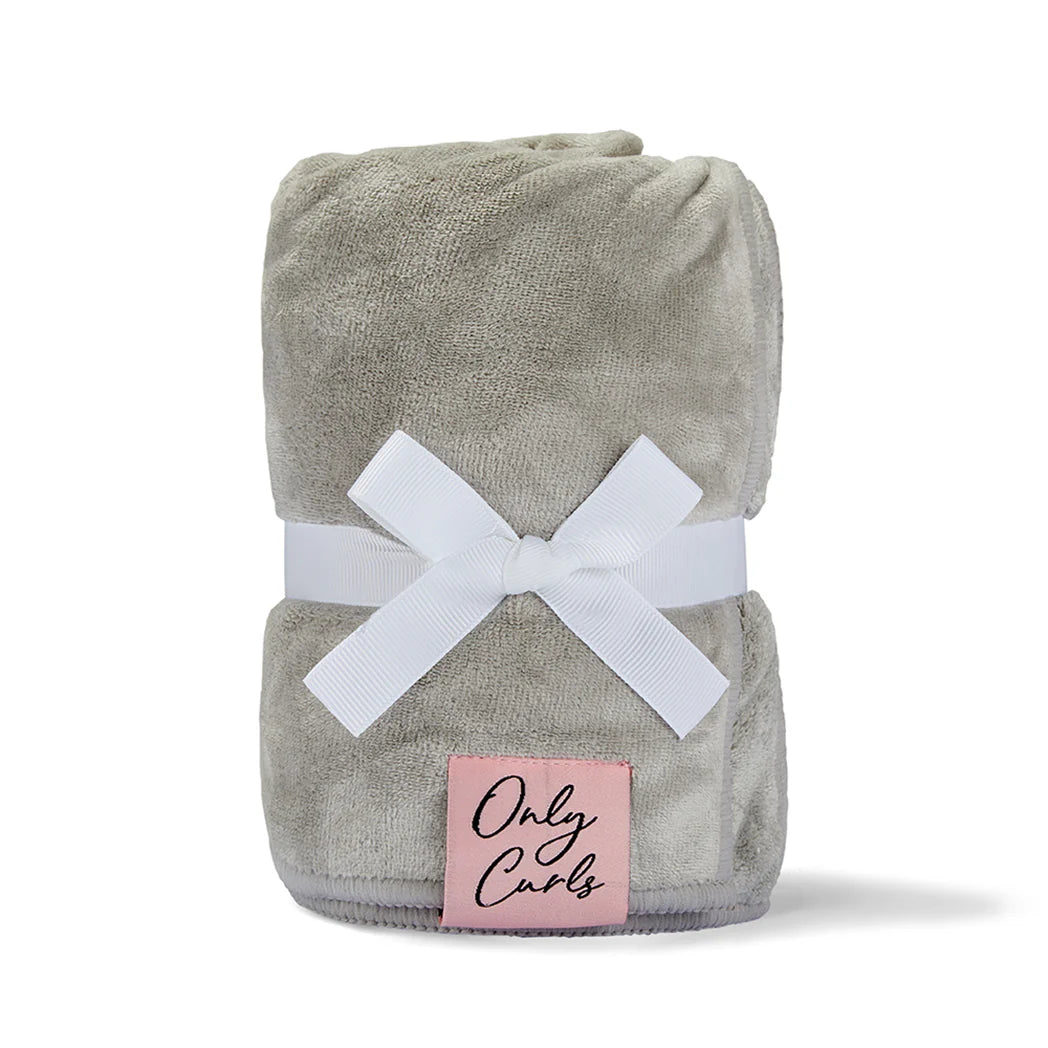 Only Curls Microfibre Hair Towel Silver