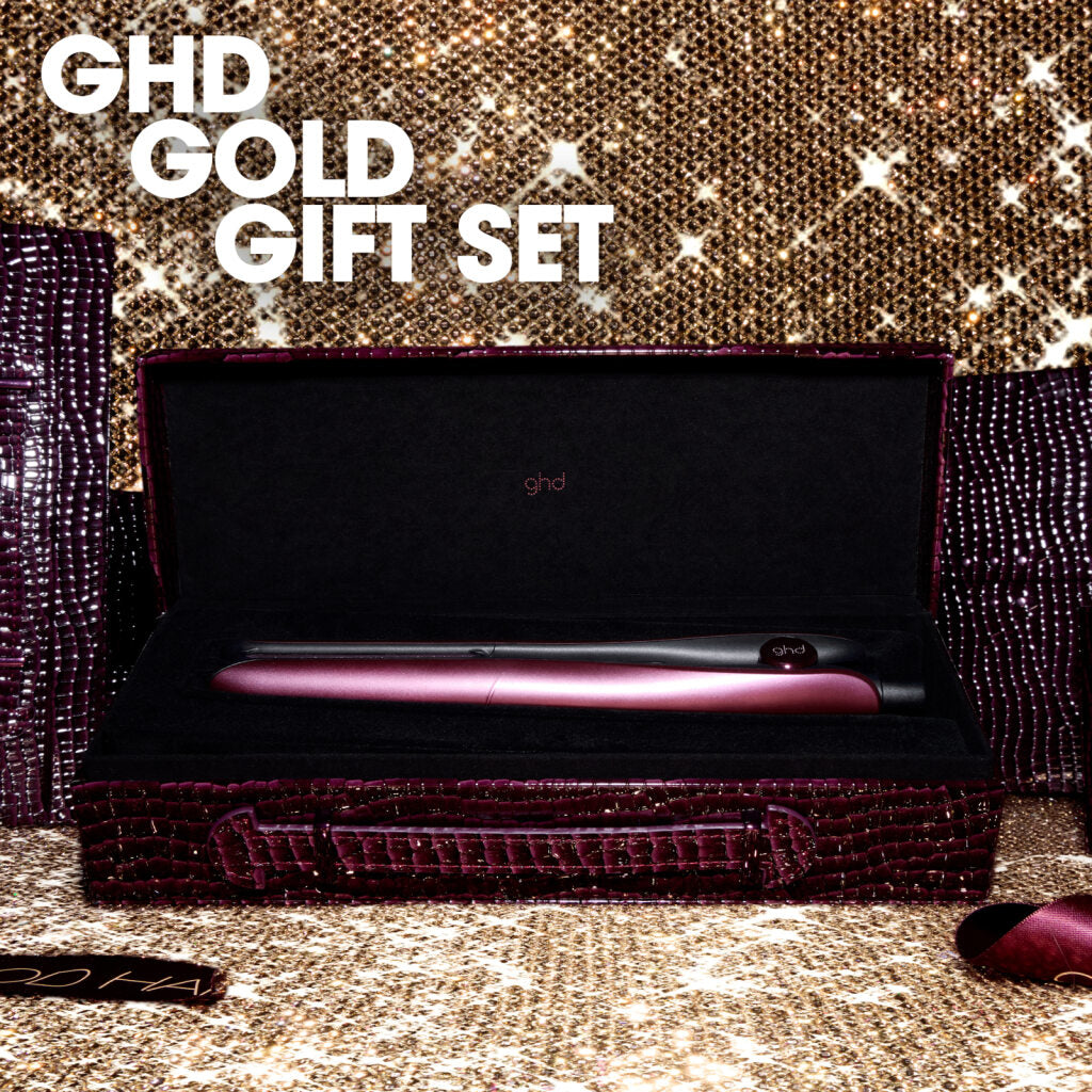 ghd Gold Hair Straightener in Cherry Chic