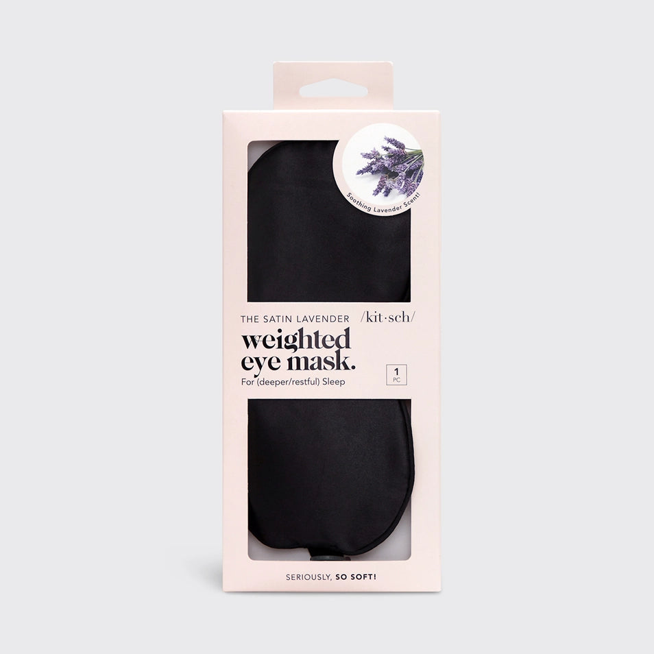 Kitsch Lavender Scented Satin Weighted Eye Mask