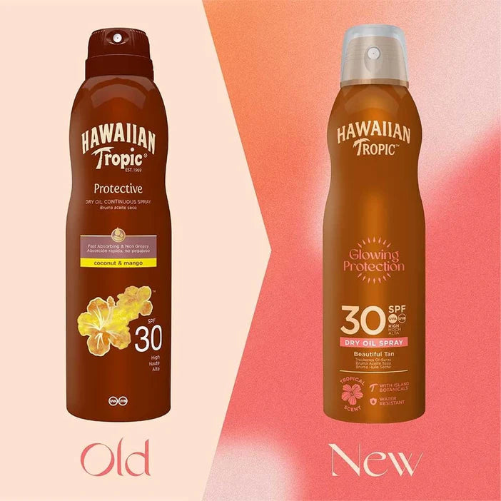 Hawaiian Tropic Protective Dry Oil Continous Spray SPF 30 180ml