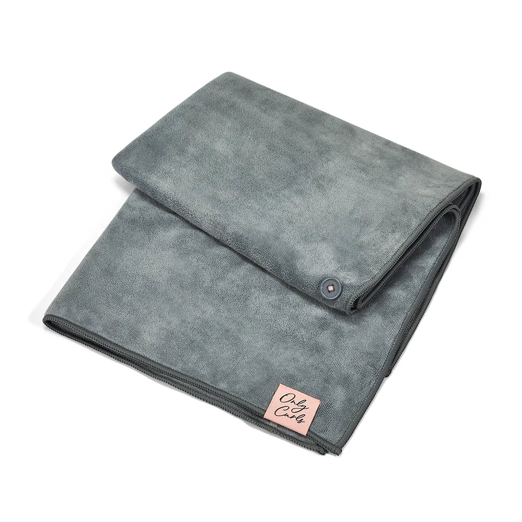 Only Curls Microfibre Hair Towel Grey