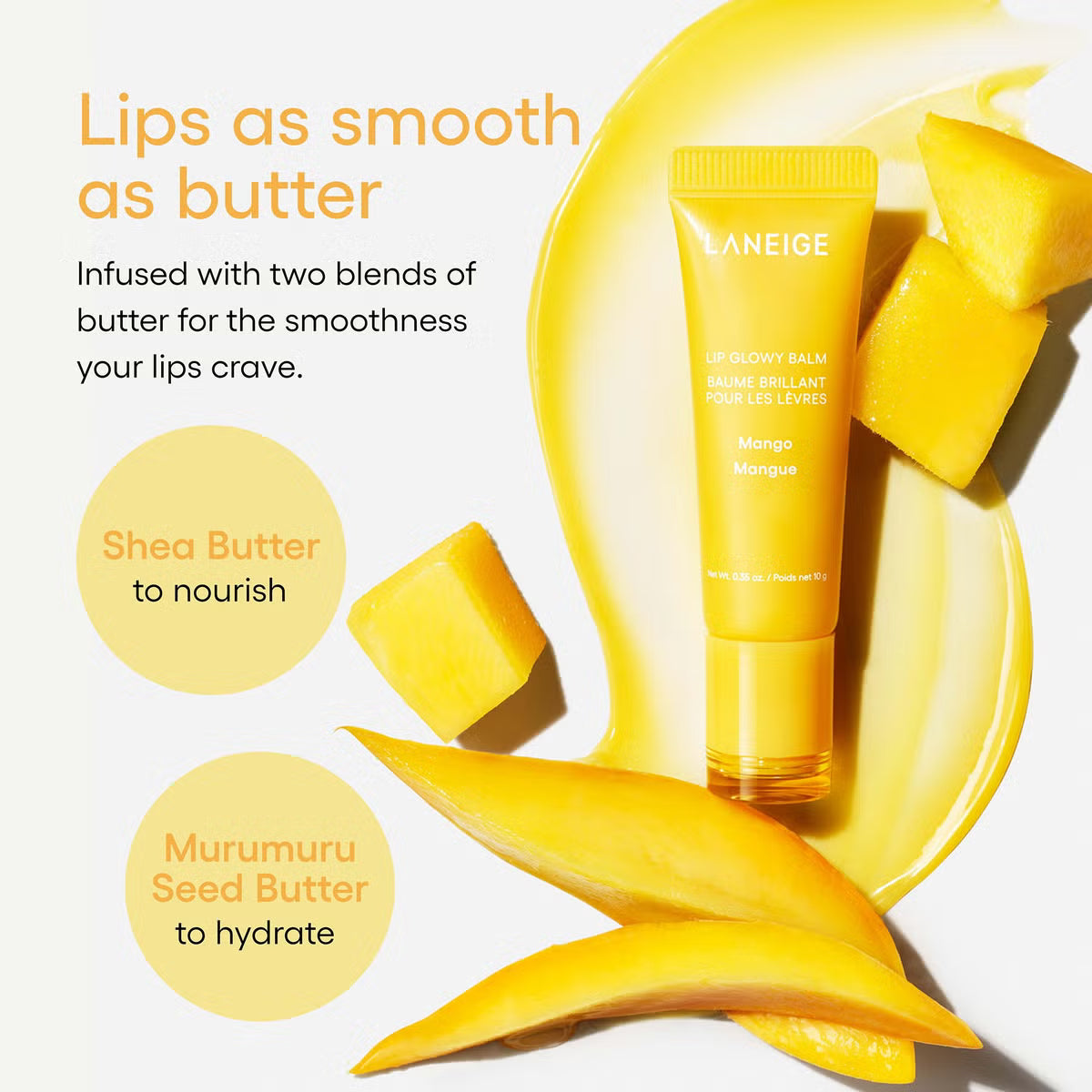 Laneige Lip Glowy Balm Mango 10g