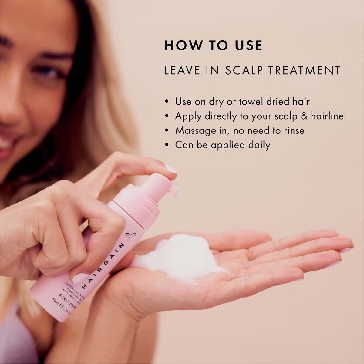 Hair Gain Scalp Foam 50ml