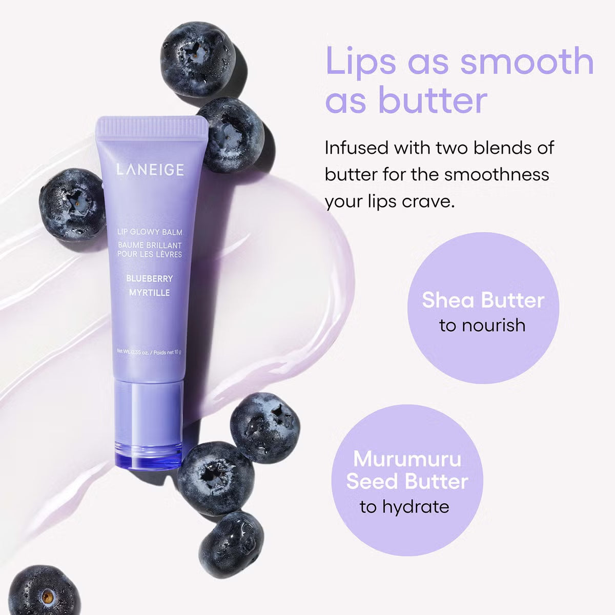 Laneige Lip Glowy Balm Blueberry 10g