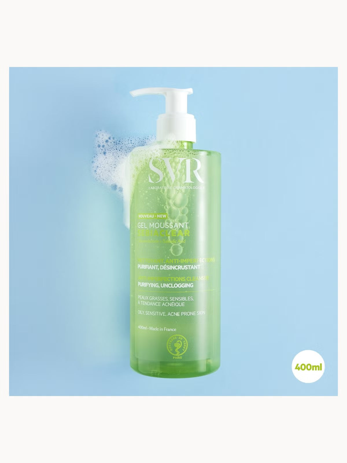SVR Sebiaclear Anti-Imperfections Cleanser 400ml