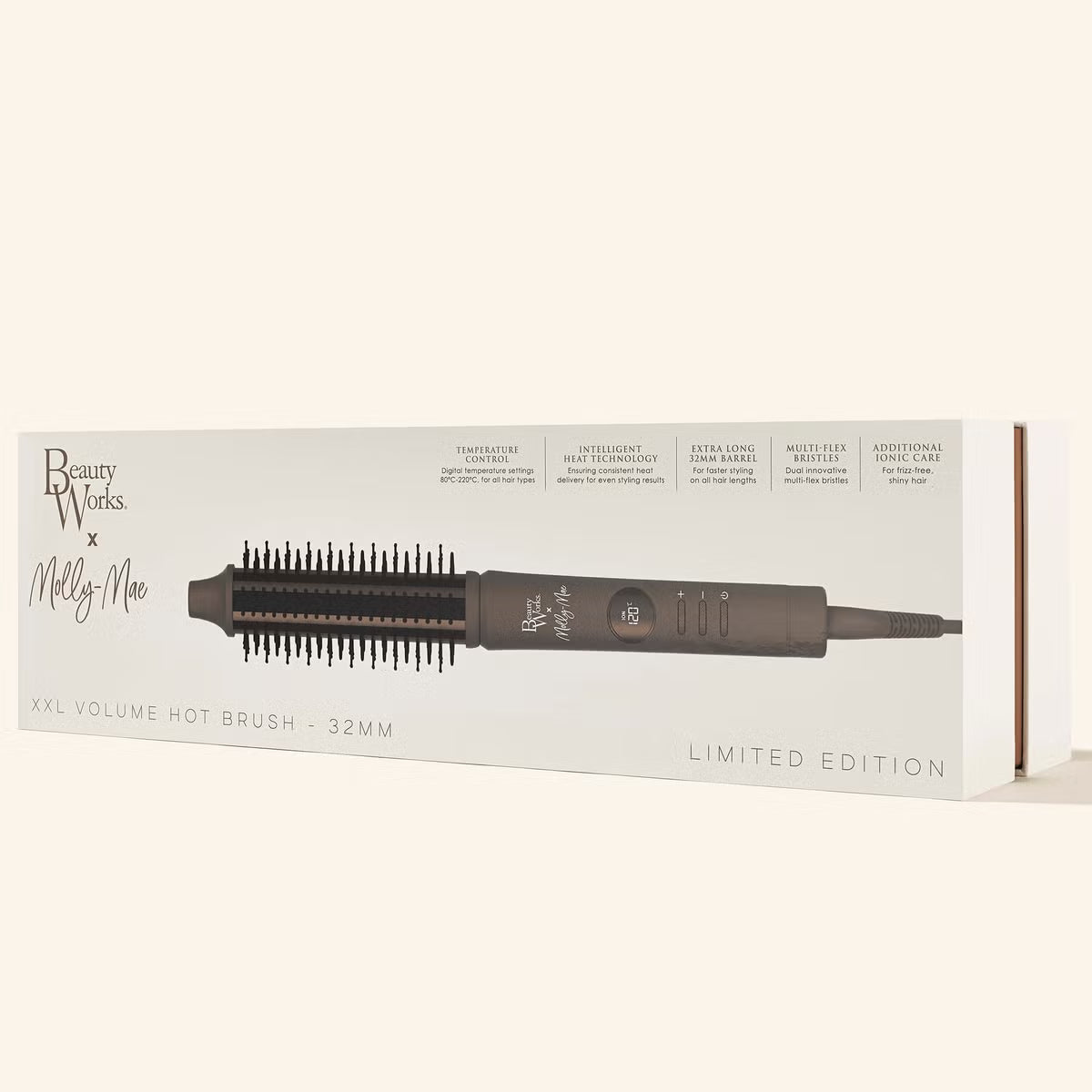 Beauty Works X Molly Mae Limited Edition XXL Volume Hot Brush 32mm
