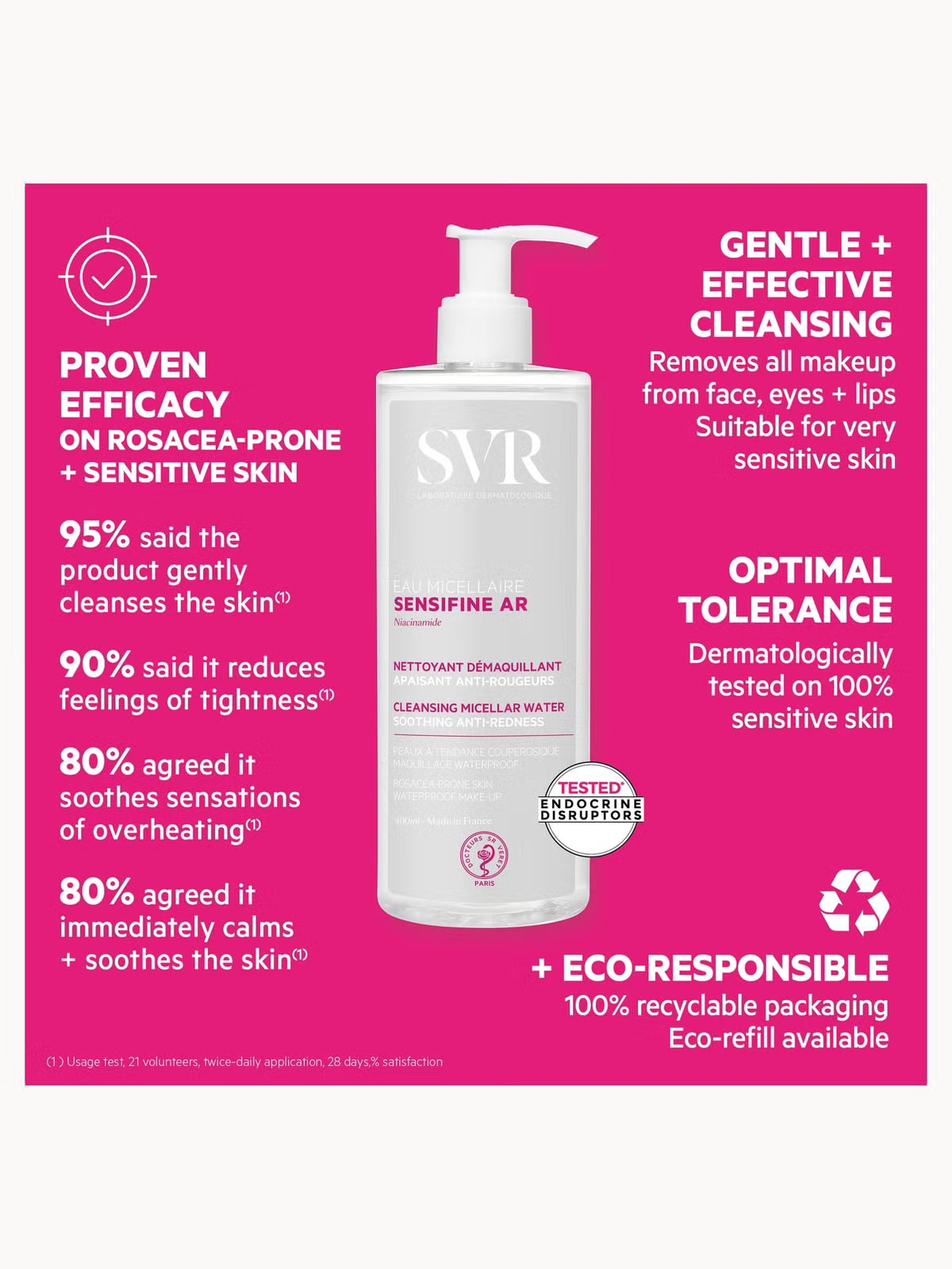 SVR Sensifine AR Cleansing Micellar Water 400ml