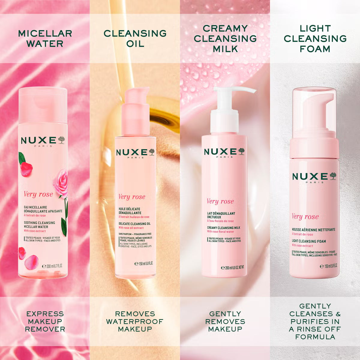 NUXE Very Rose Light Cleansing Foam 150ml