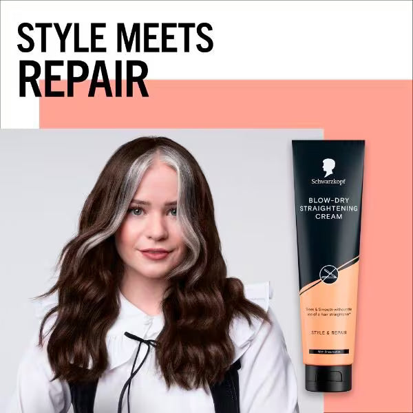 Schwarzkopf Blow Dry Straightening Cream 150ml