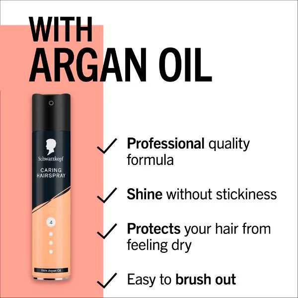 Schwarzkopf Caring Hairspray 250ml