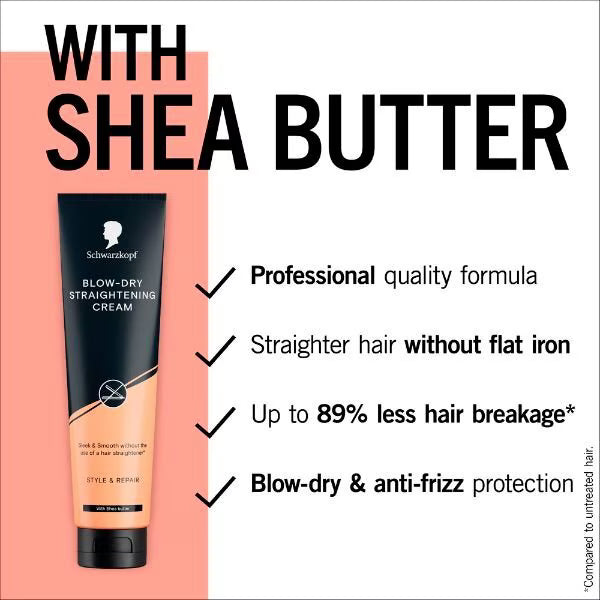 Schwarzkopf Blow Dry Straightening Cream 150ml