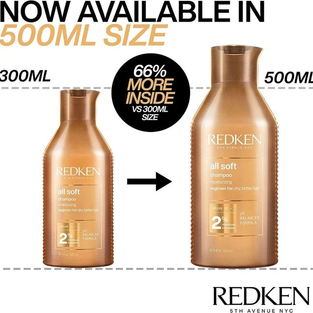 Redken All Soft Shampoo 500ml