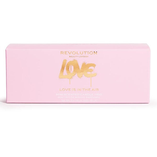 Revolution Love Is In The Air Mini Scented Candle Trio