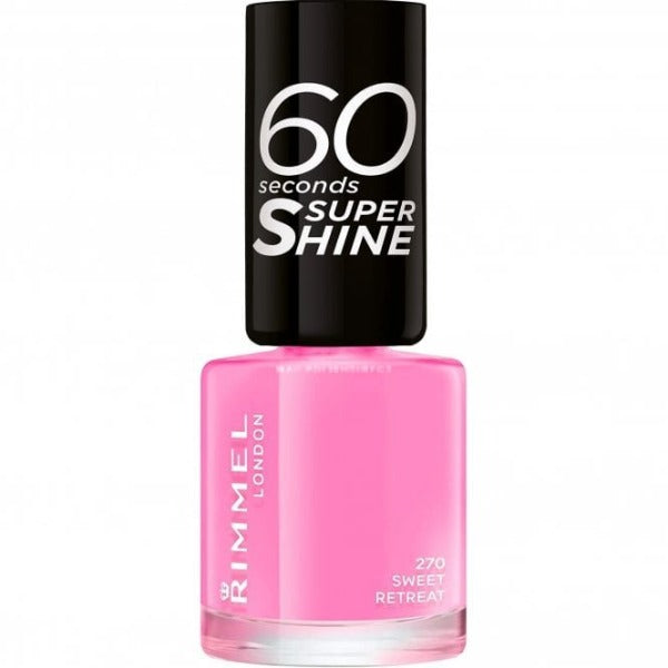 Rimmel 60 Seconds Super Shine Nail Polish 270 Sweet Retreat