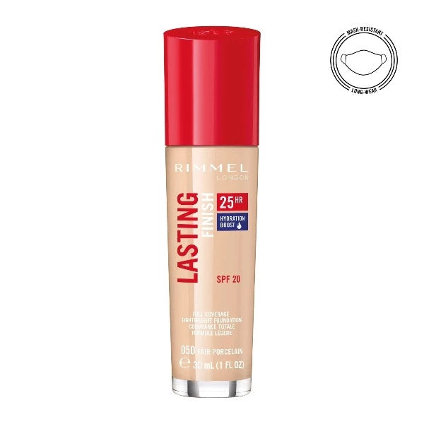 Rimmel Lasting Finish 25hr Foundation 050 Fair Porcelain