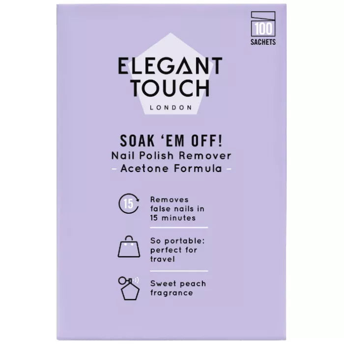 Elegant Touch Soak ‘Em Off! Nail Polish Remover