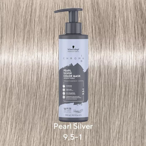 Schwarzkopf Chroma ID 9.5-1 Pearl Silver Color Mask 300ml
