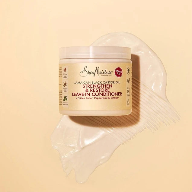 Shea Moisture Jamaican Black Castor Oil Strengthen & Restore Leave-In Conditioner 431ml